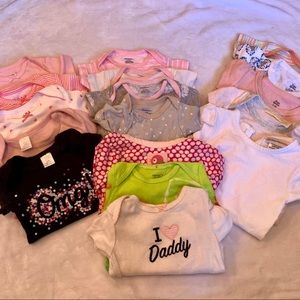 Bundle of 17 onesies